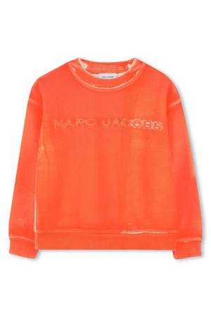 felpa in cotone arancione MARC JACOBS KIDS | W60435406